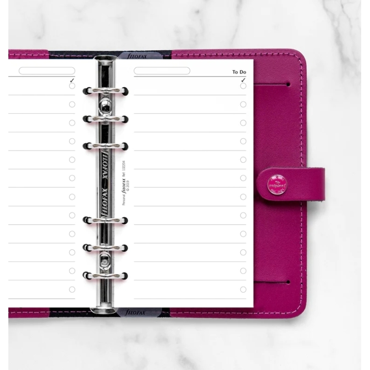 Personal Organiser Checklists Refill FILOFAX - 1