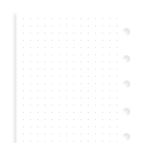 Bodkované papiere pre vreckové diáre FILOFAX - 4