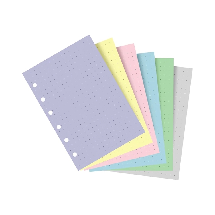 Pastell gepunktete Notizbuchtaschen-Nachfüllung FILOFAX - 3