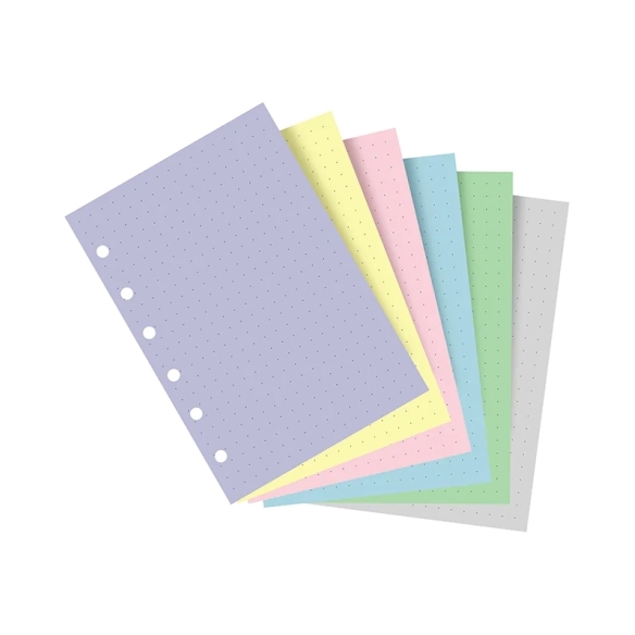 Pastell gepunktete Notizbuchtaschen-Nachfüllung FILOFAX - 3