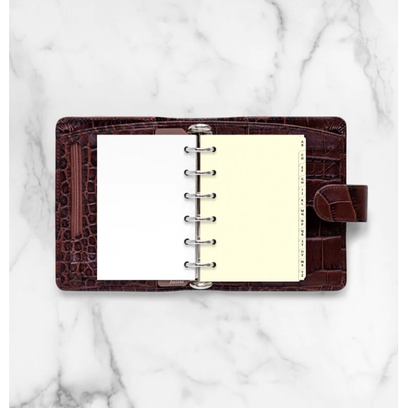 Krémové Rozraďovače A-Z Náplň pre Vreckové diáre FILOFAX - 2