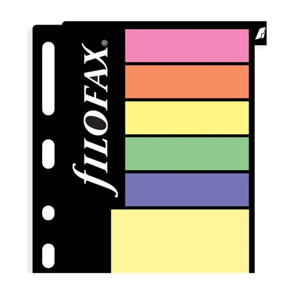 Farebné Lepiace Papieriky malé FILOFAX - 4