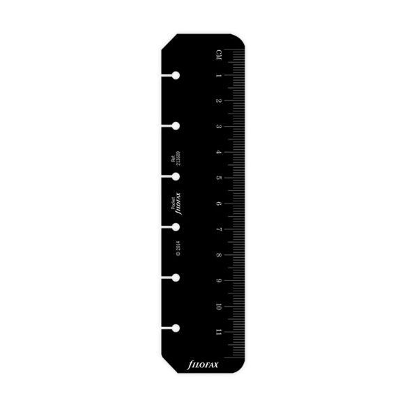 Pravítko/Záložka pre Vreckové diáre čierna FILOFAX - 1