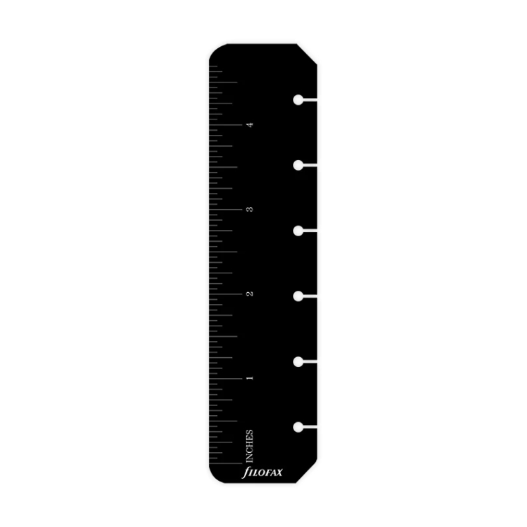 Pravítko/Záložka pre Vreckové diáre čierna FILOFAX - 3