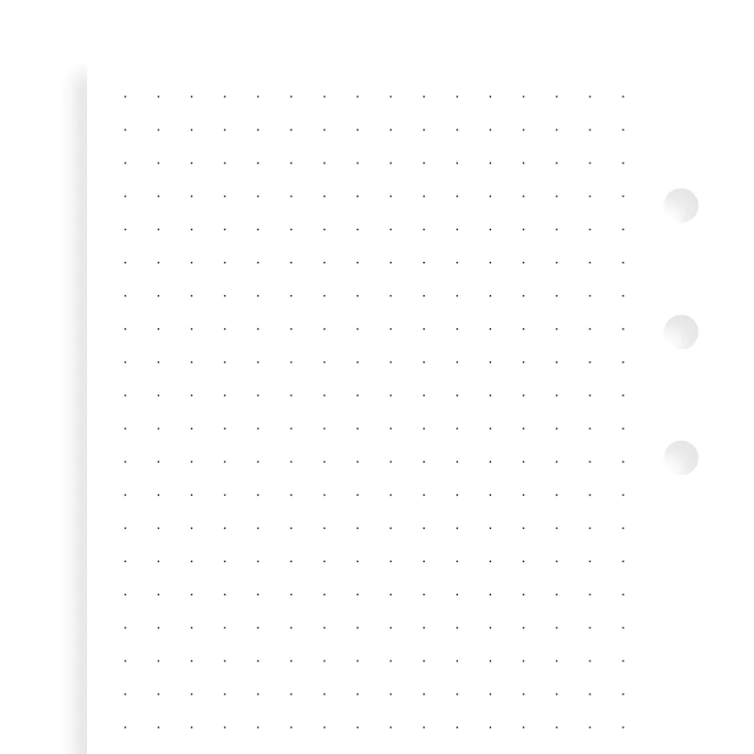 Gepunktetes Tagebuch Persönliche Nachfüllung FILOFAX - 4