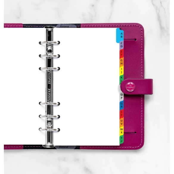 Farebné rozraďovače A-Z pre osobné diáre FILOFAX - 1