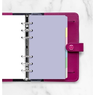 Pastelové rozraďovače pre osobné diáre FILOFAX - 1