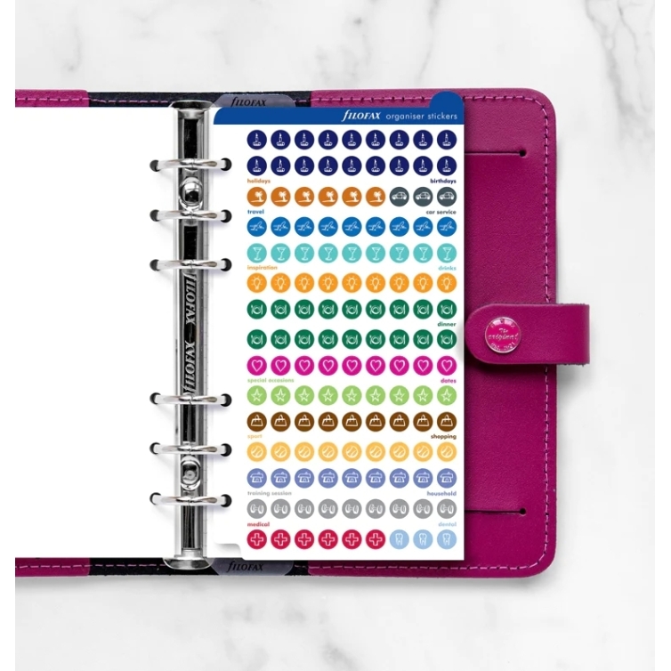 Samolepiace Štítky na organizovanie veľké FILOFAX - 1