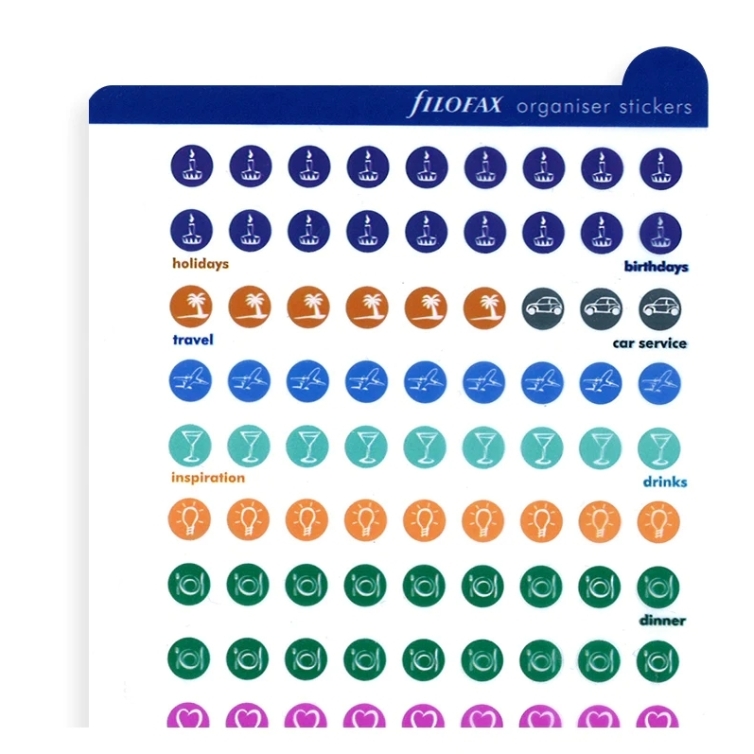 Organiser Stickers Assorted Large FILOFAX - 4