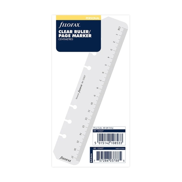Pravítko/Záložka pre Osobné diáre transparentné FILOFAX - 3