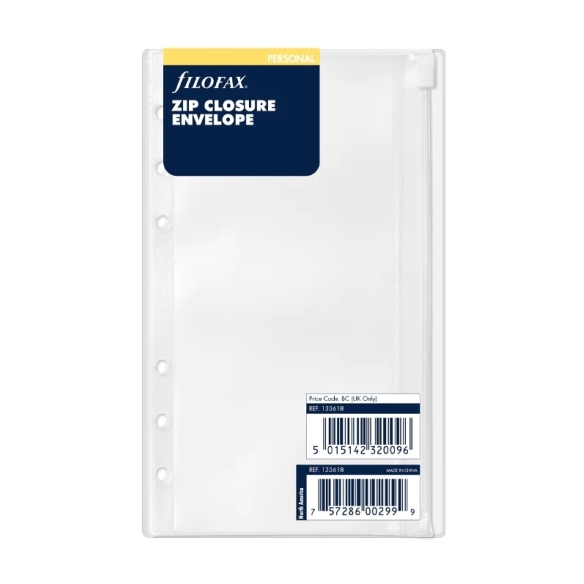 Zip Closure Envelope Personal FILOFAX - 5