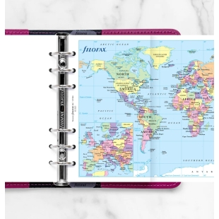 World Map Refill Personal FILOFAX - 1