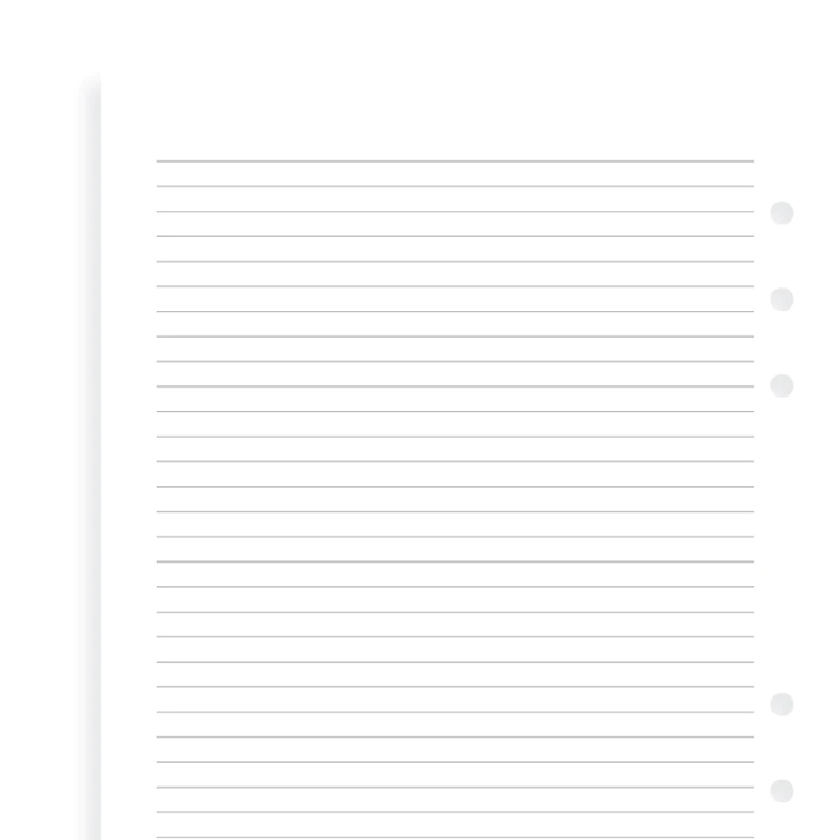 Papír A5 (25 listů) FILOFAX - 7