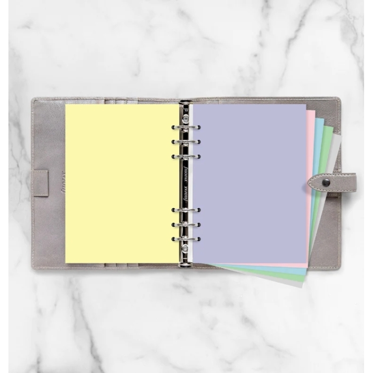 Pastelové Čisté papiere pre A5 diáre FILOFAX - 2