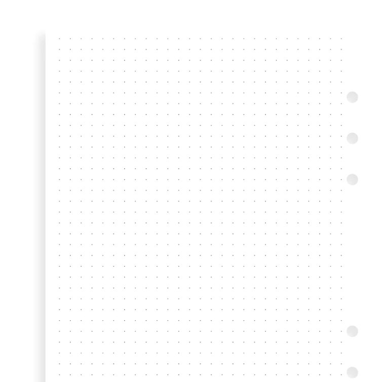Pöttyös napló A5 újratöltve FILOFAX - 4