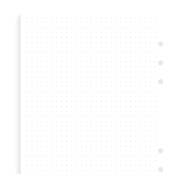 Pöttyös napló A5 újratöltve FILOFAX - 4