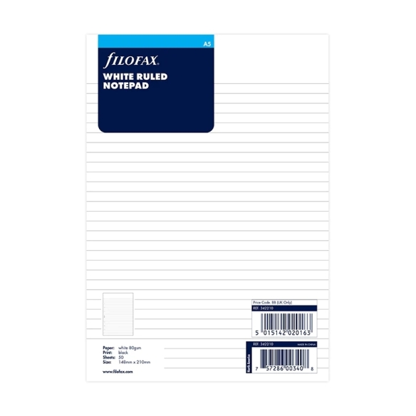 Papier A5 zápisník (50 listov) FILOFAX - 6