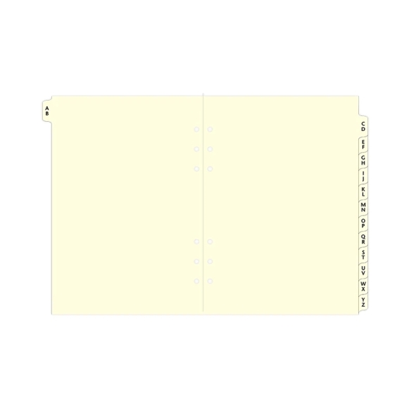 A-Z index krém A5 utántöltő FILOFAX - 3