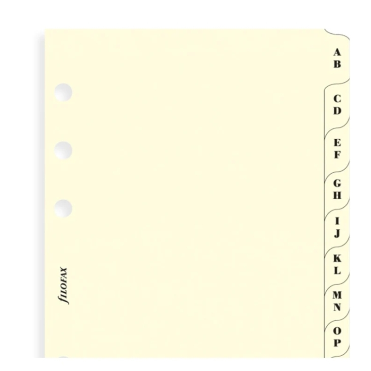 A-Z index krém A5 utántöltő FILOFAX - 4