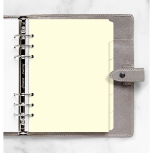 Blank Index Cream A5 Refill FILOFAX - 1