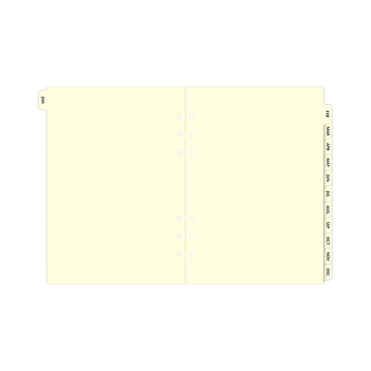 January-December Index A5 Cream Refill FILOFAX - 4