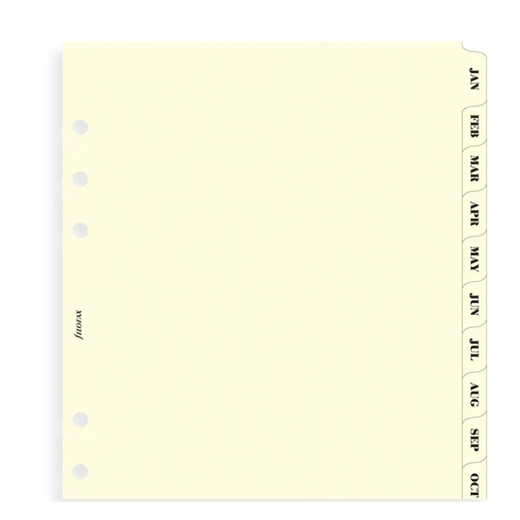January-December Index A5 Cream Refill FILOFAX - 3