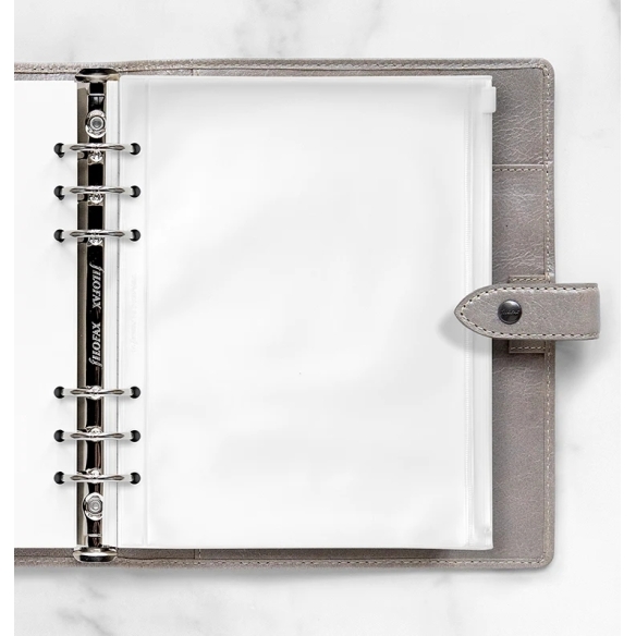 Transparentná Obálka so zipsom pre A5 diáre FILOFAX - 1
