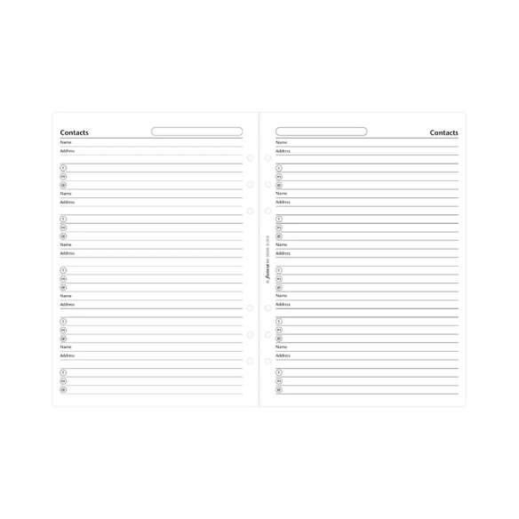 Contacts Value Pack A5 Refill FILOFAX - 4