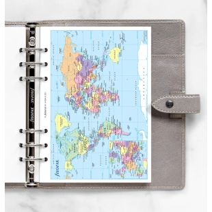 Mapa sveta pre A5 diáre FILOFAX - 1