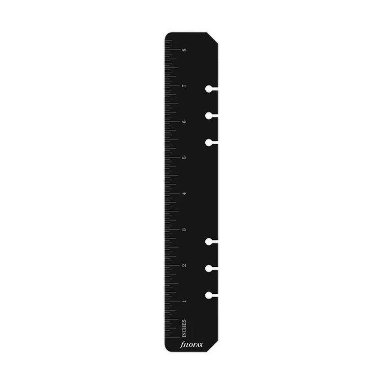 Pravítko/Záložka pre A5 diáre čierna FILOFAX - 3