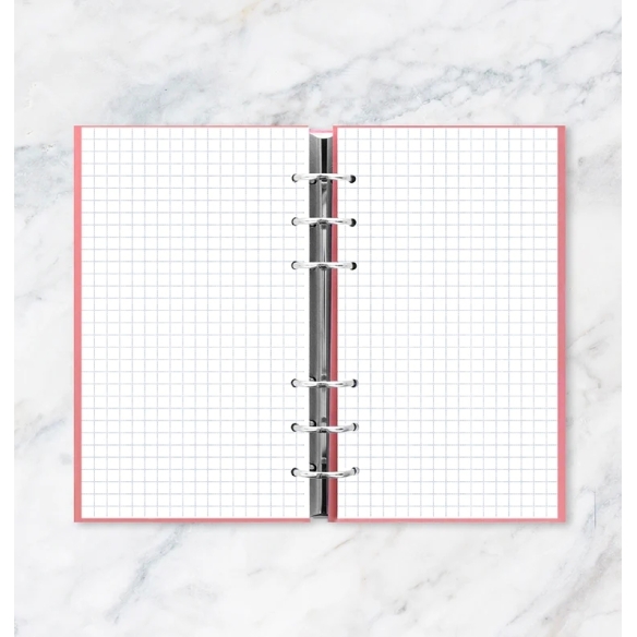 Štvorčekované papiere, náhradná náplň Clipbook osobný FILOFAX - 2