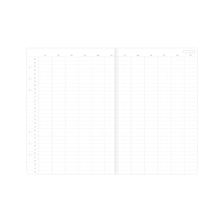 Undated Year Planner Refill A5 FILOFAX - 3