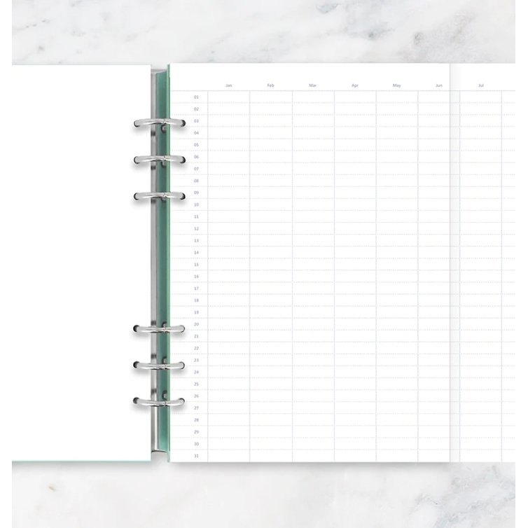 Undated Year Planner Refill A5