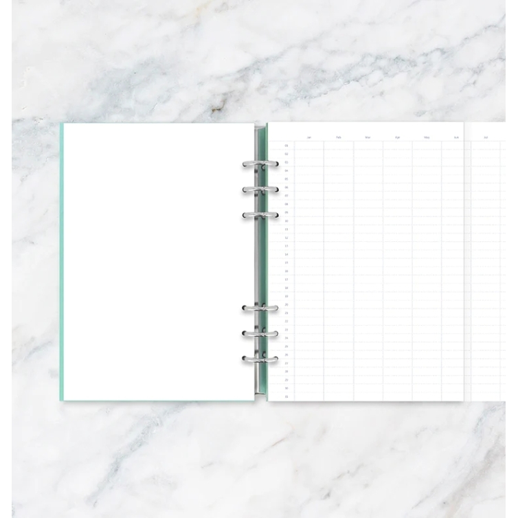 Ročný kalendár nedátumovaný náplň A5 FILOFAX - 2