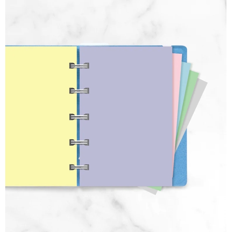 Pastel Plain Paper Refill Pocket Notebook