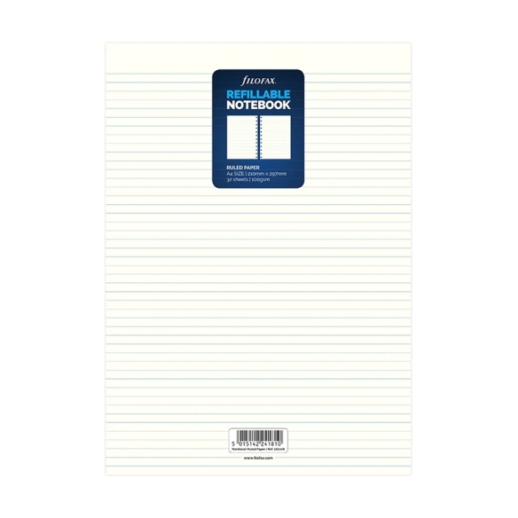 Ruled Paper Refill A4 Notebook FILOFAX - 5