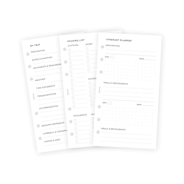 Náplň plánovanie cestovania osobný FILOFAX - 3