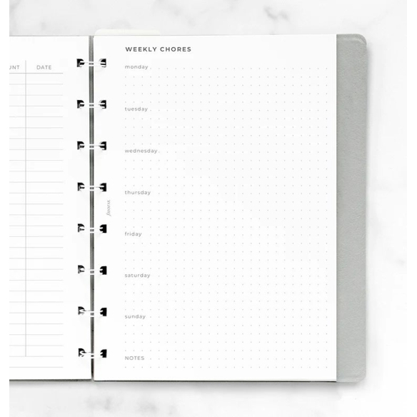 Náplň plánovanie domácnosti A5 notebook FILOFAX - 1