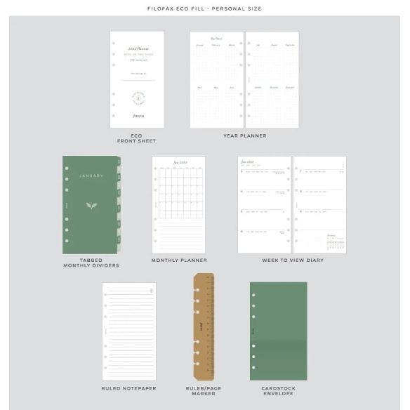 Eco Essential Diár osobný dark walnut FILOFAX - 10