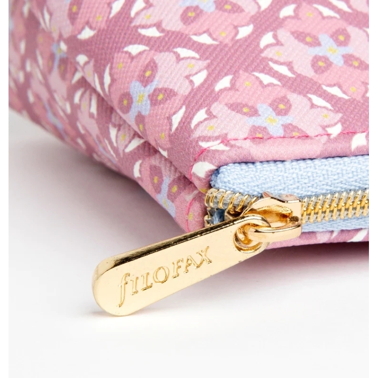 Mediterranean puzdro na zips ružové FILOFAX - 4