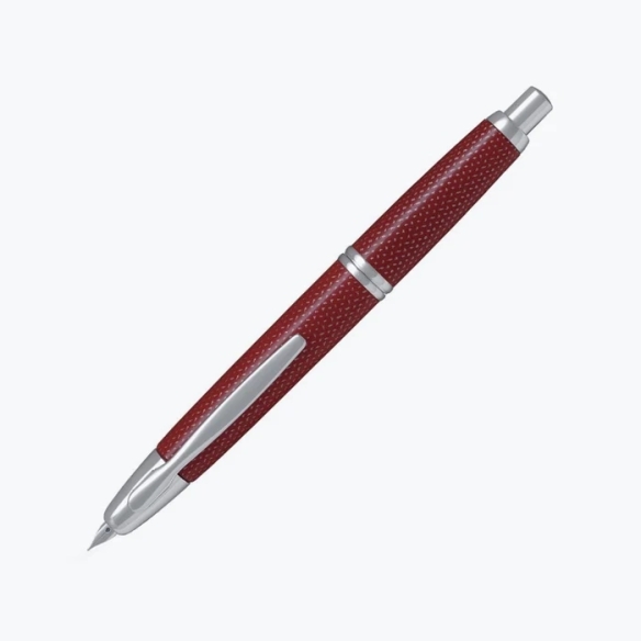 Stylo Plume Rhodium sans capuchon Rouge Graphite PILOT - 1