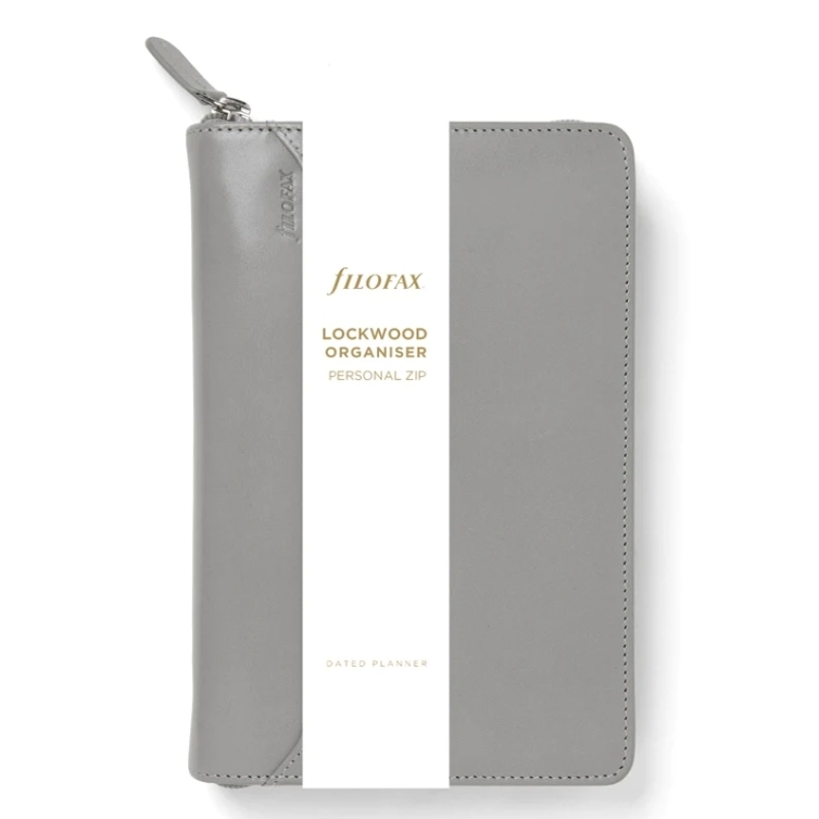 Lockwood Zip Organiser Persönlicher Beton FILOFAX - 5
