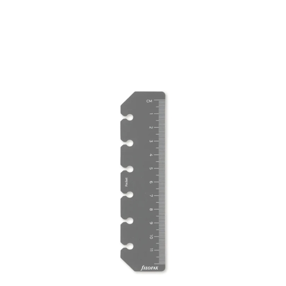 Minimal Ruler Page Marker Pocket grey FILOFAX - 1