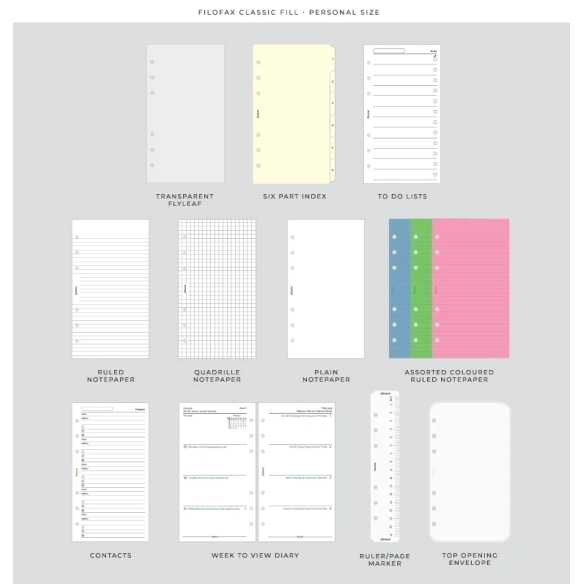 Saffiano diár osobný granite FILOFAX - 6