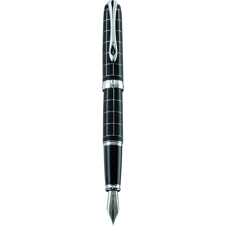 Excellence A Plus Rhomb Guilloch Plniace pero lapis black DIPLOMAT - 1