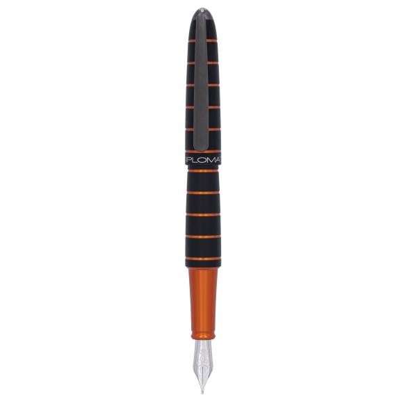 Aero Elox Plniace pero čierno-oranžové DIPLOMAT - 1
