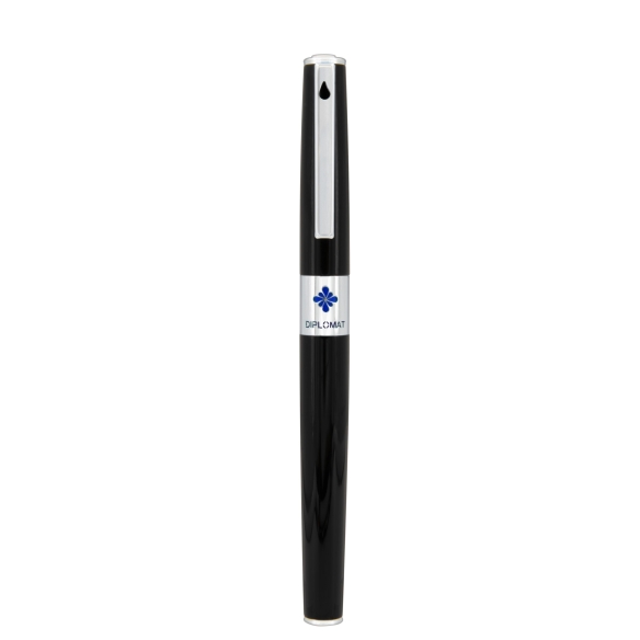 CLR Plniace pero black lacquer DIPLOMAT - 13