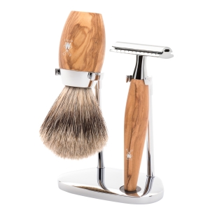 Kosmo Set na holenie Olive Fine Badger MÜHLE - 1