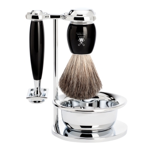 Vivo Shaving Set Black Pure Badger MÜHLE - 1