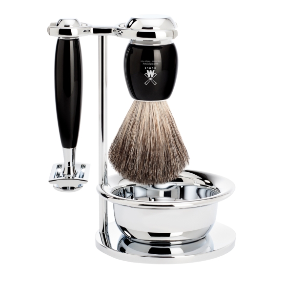 Vivo Set na holenie Black Pure Badger MÜHLE - 1